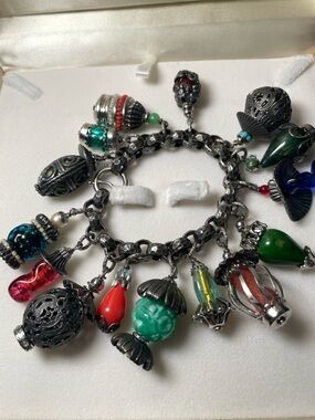 Very Rare Vintage Napier Chinese Lanterns Bracelet